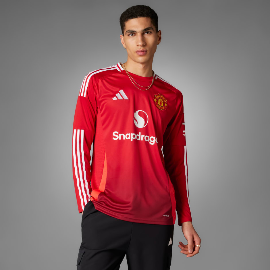 adidas Manchester United 24/25 Long Sleeve Home Jersey