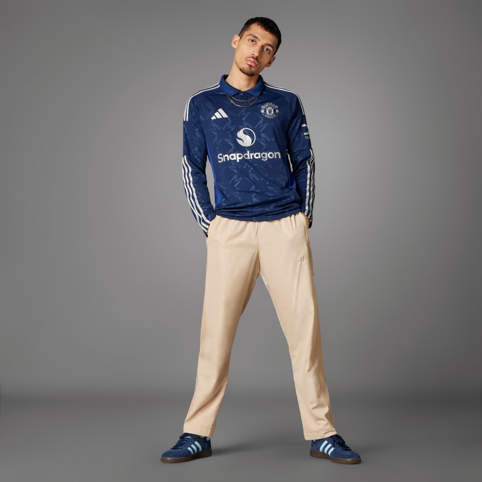 adidas Manchester United 24/25 Long Sleeve Away Jersey - Image 3