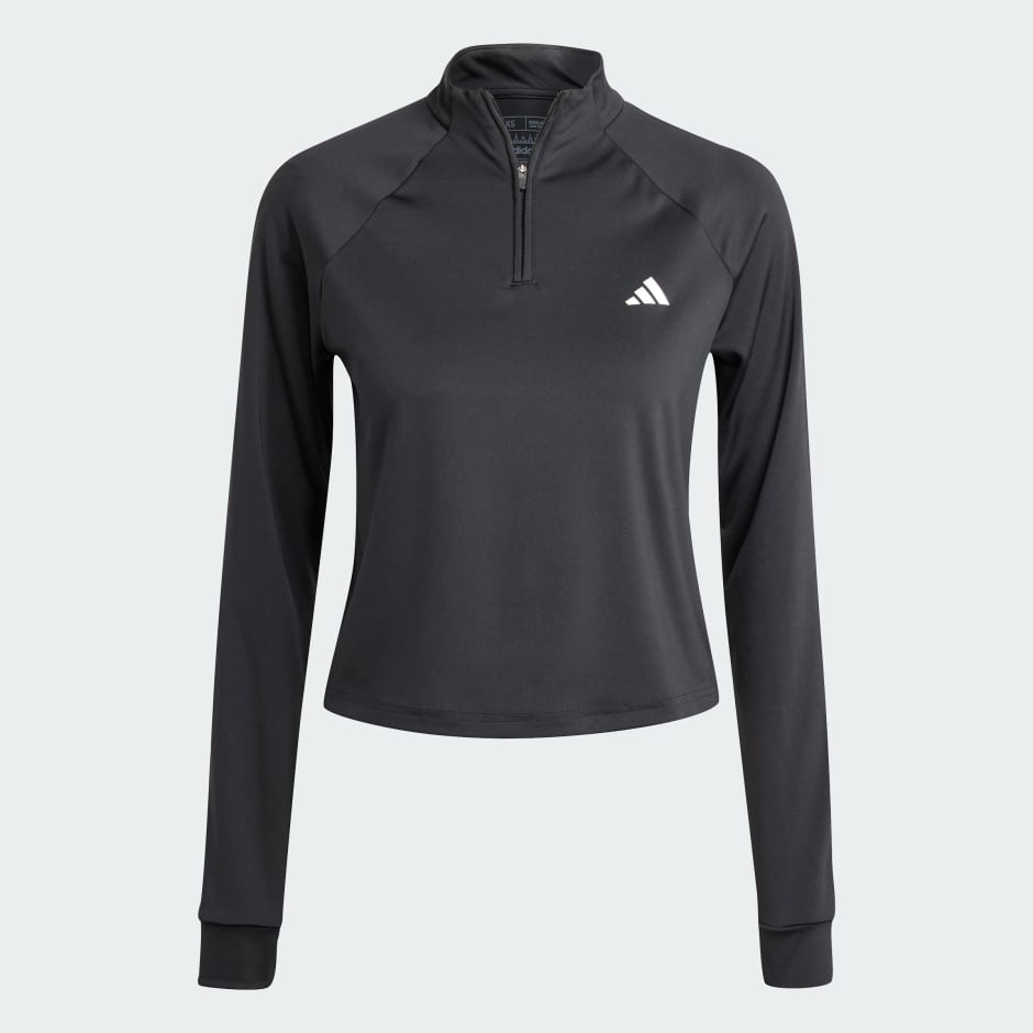 adidas Train Essentials Minimal Branding 1/4-Zip Cover Up