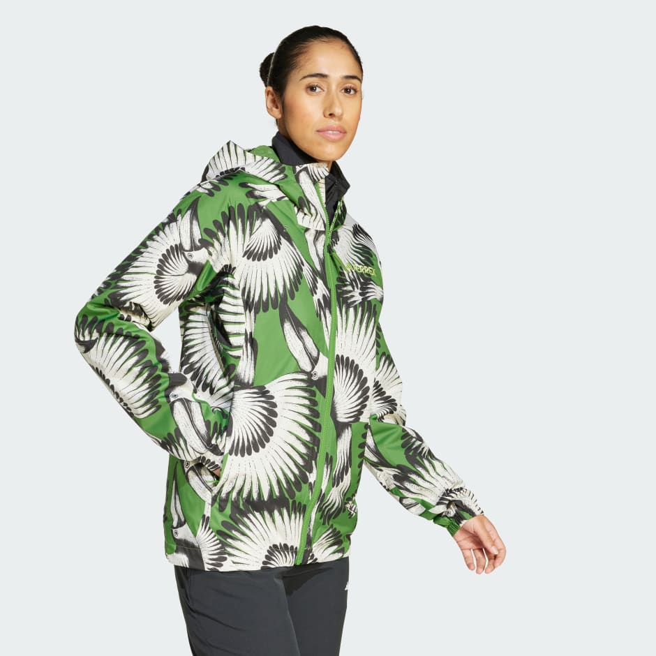 adidas Terrex FARM Rio Multi 2-Layer Rain Jacket - Image 3