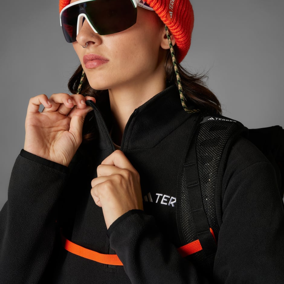 adidas Multi Essentials 1/2 Zip Fleece Jacket - Image 5