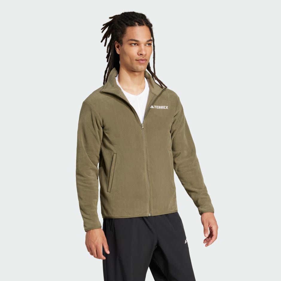 adidas Multi Essentials Full-Zip Fleece Jacket - Image 3