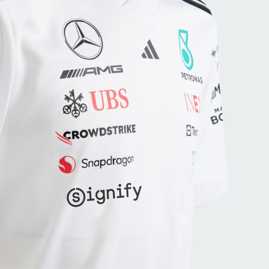 adidas MERCEDES - AMG PETRONAS FORMULA ONE TEAM DRIVER JERSEY YOUTH - Image 4