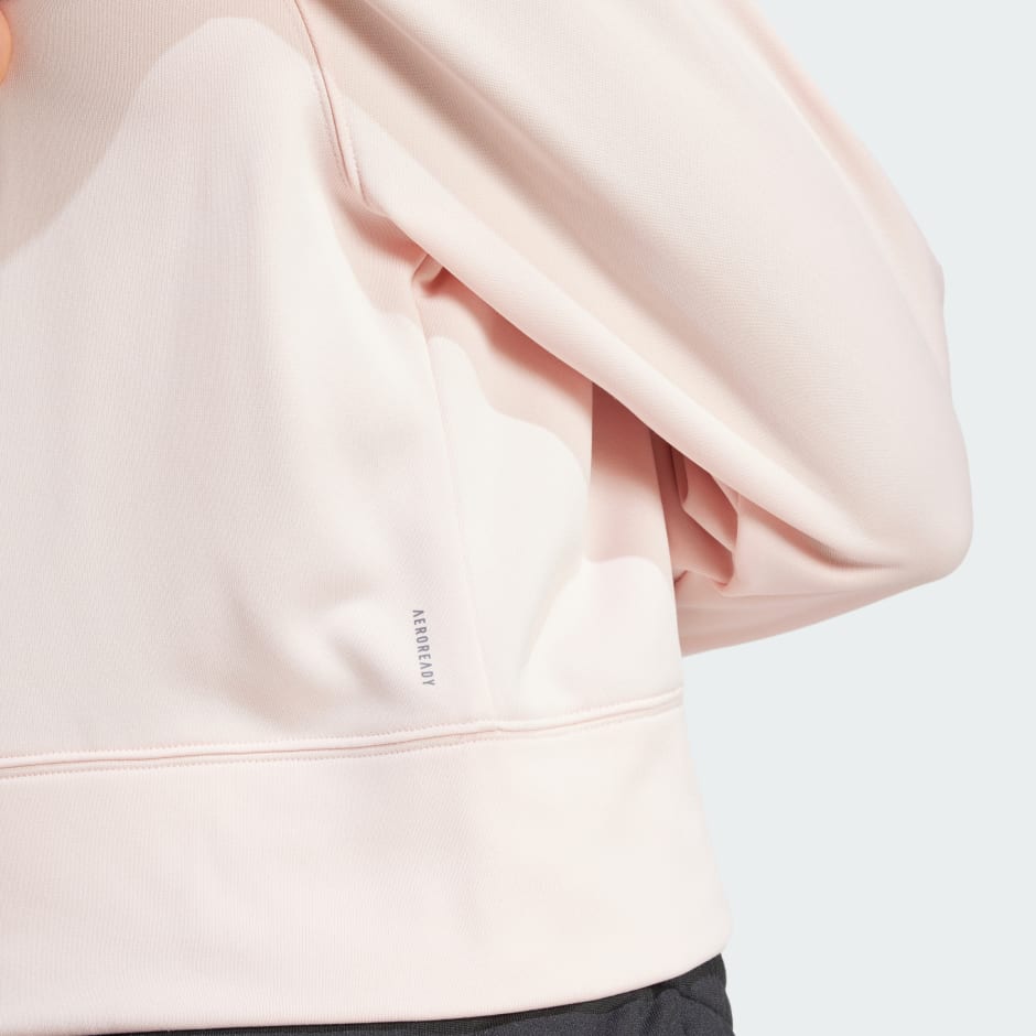 adidas AEROREADY Game and Go Full-Zip Hooded Fleece Jacket - Image 5