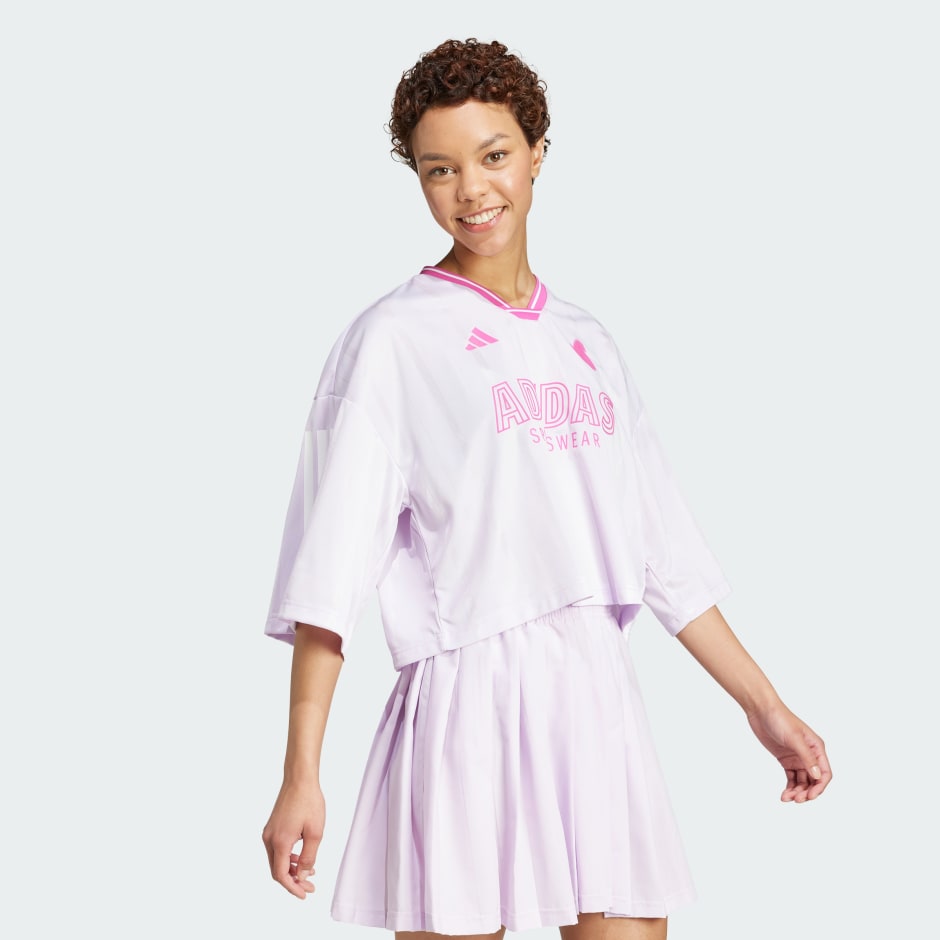 adidas Tiro Cut 3-Stripes Oversized Jersey - Image 3