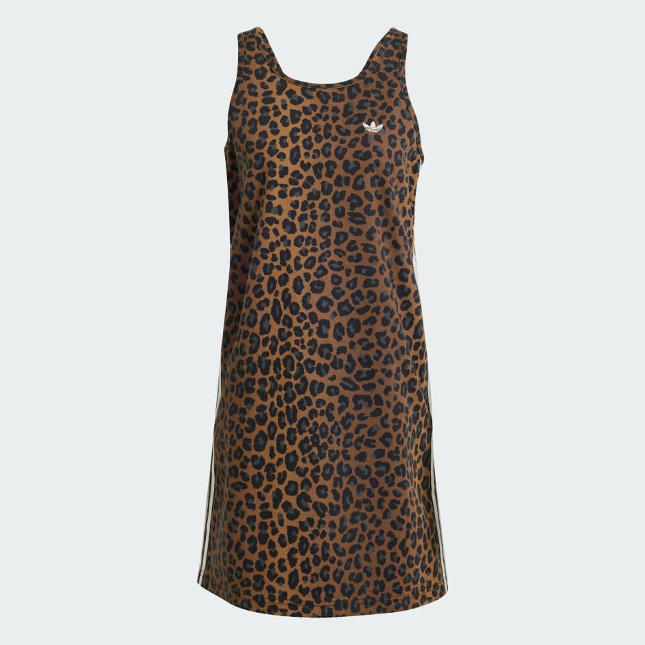 adidas Originals Leopard Print Dress - Image 4