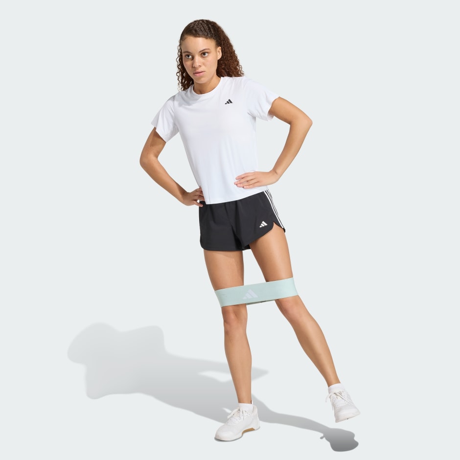 adidas Pacer Training 3-Stripes Woven High-Rise Shorts - Image 3