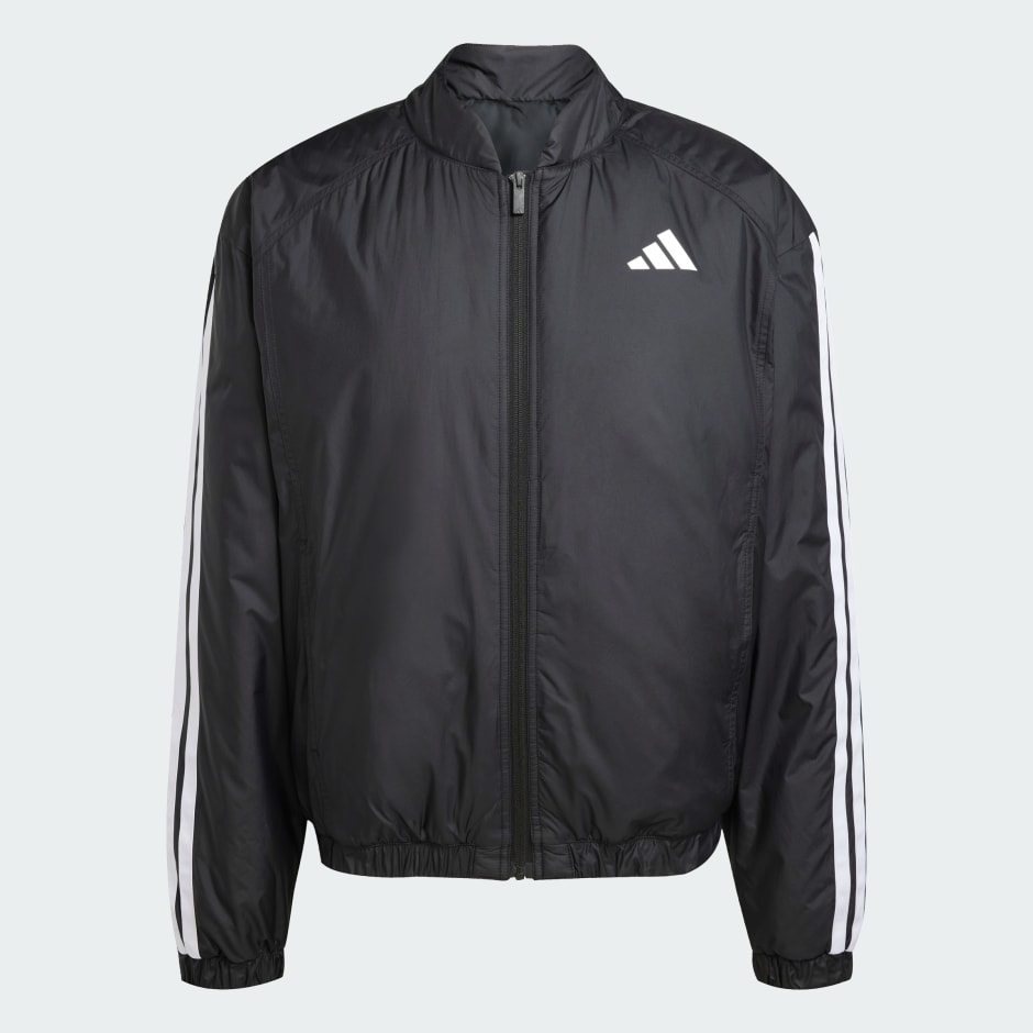 adidas Essentials 3-Stripes Insulated Bomber Jacket - Image 4
