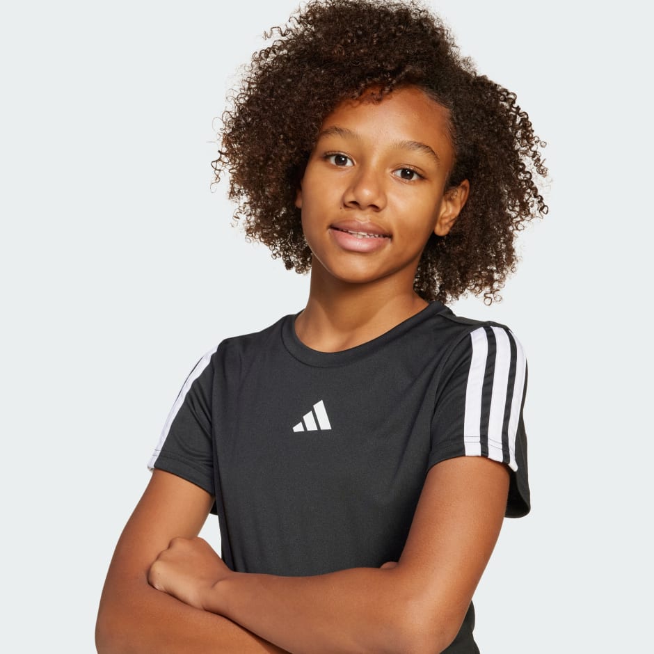 adidas Training Essentials 3-Stripes Tee Kids - Image 5