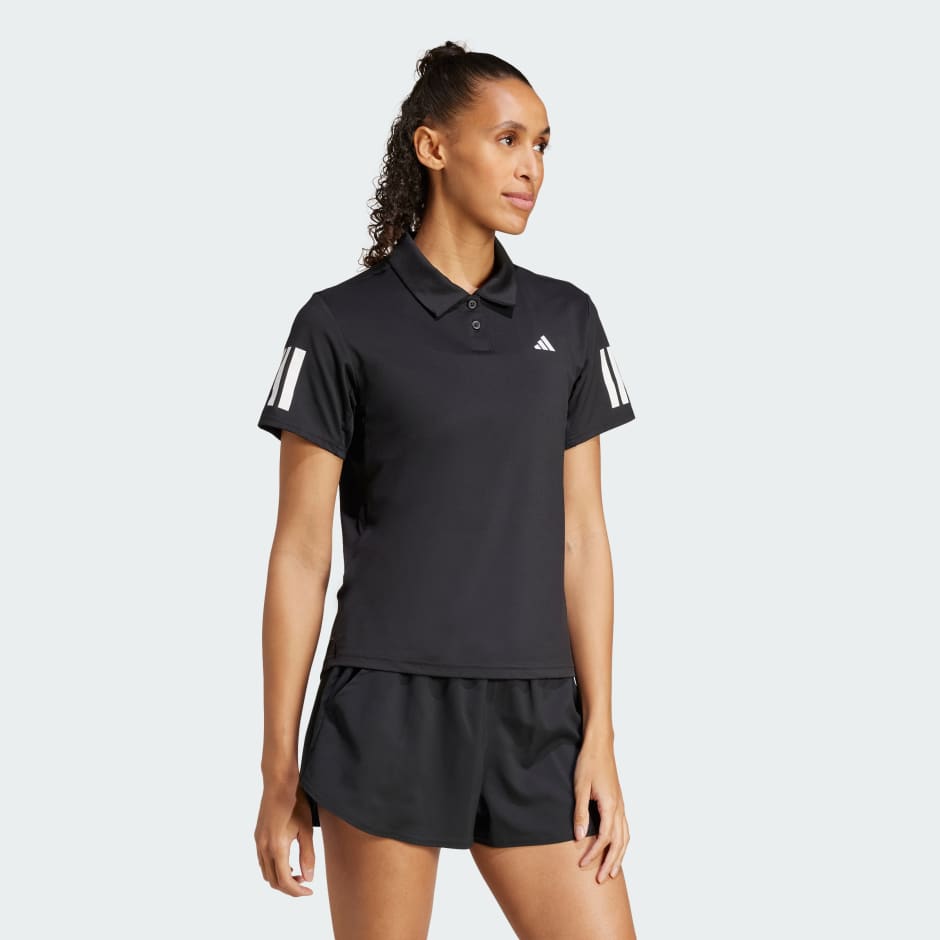adidas Club Tennis Climacool 3-Stripes Polo Shirt - Image 3
