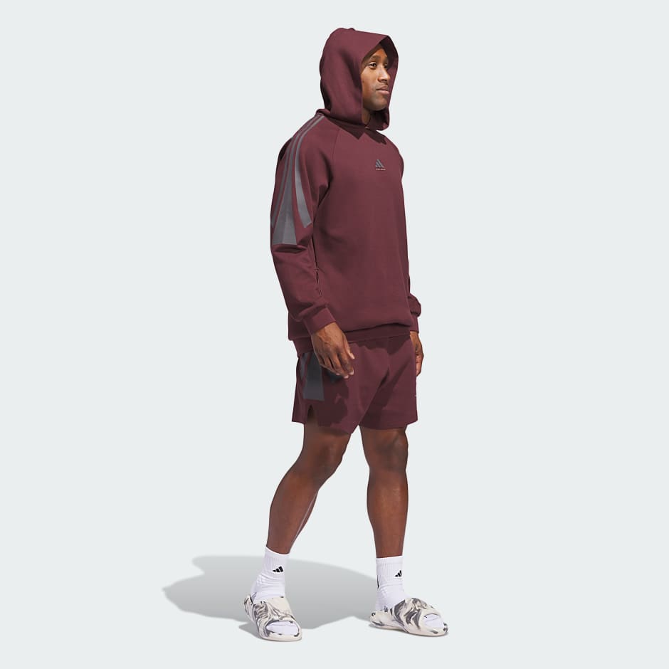 adidas adidas Basketball Spacer Hoodie - Image 3