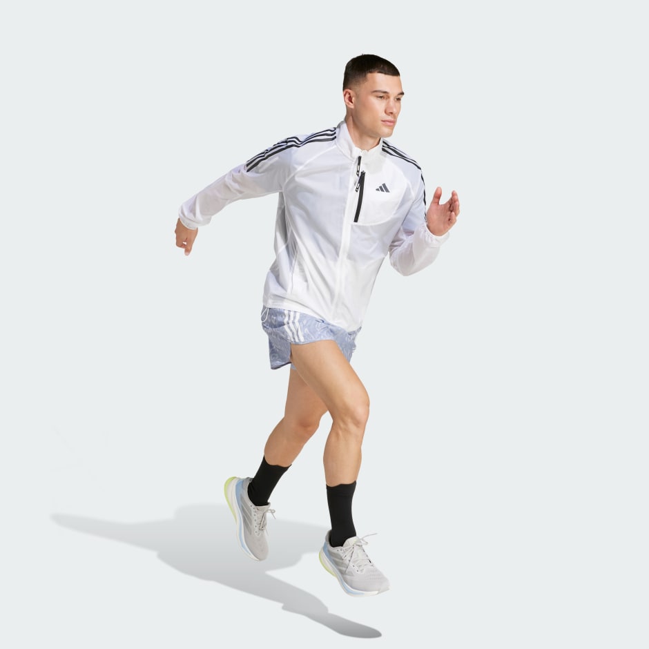 adidas Own the Run 3-Stripes Packable Jacket - Image 3