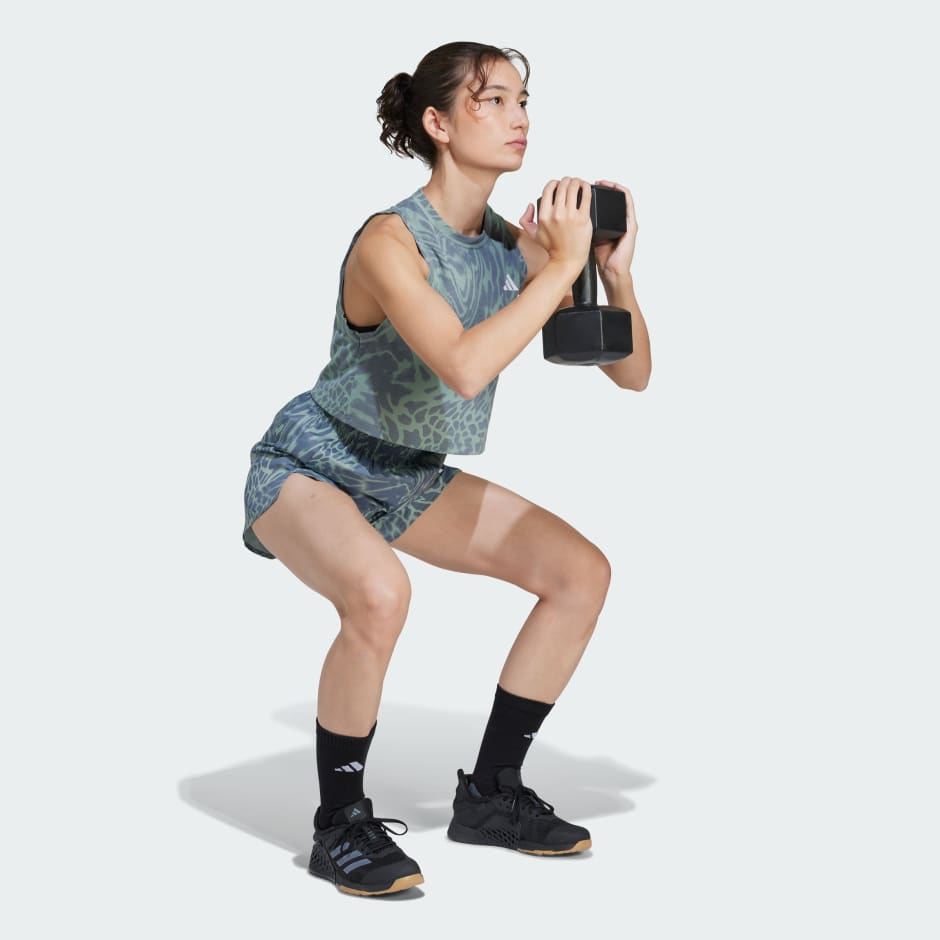 adidas Train Essentials Allover Print Workout Tank Top - Image 3