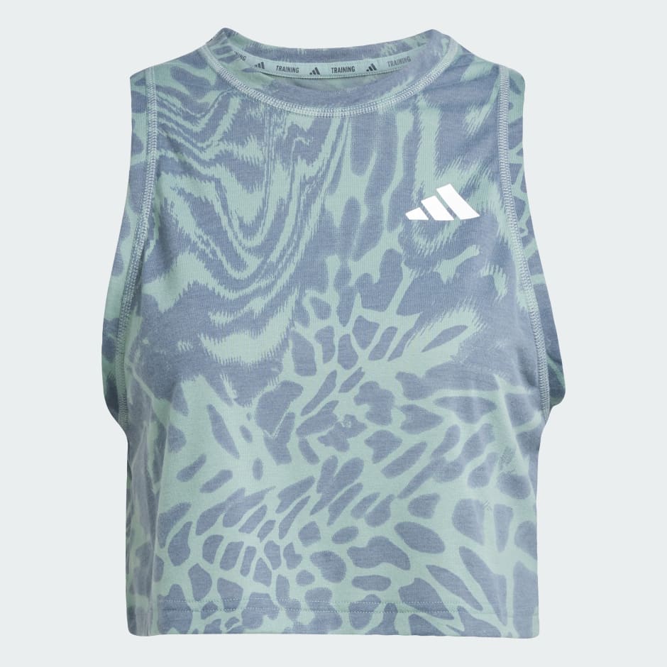 adidas Train Essentials Allover Print Workout Tank Top - Image 4