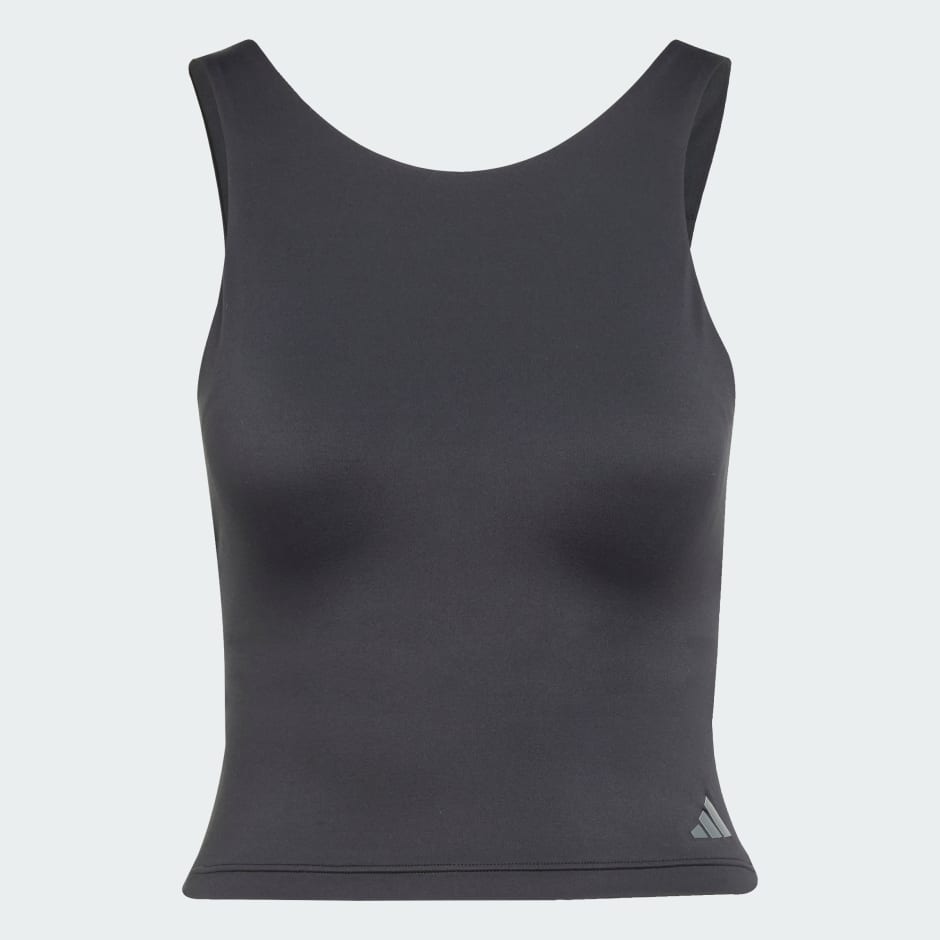 adidas Yoga Crop Tank With Inner Shelf Bra - Image 4