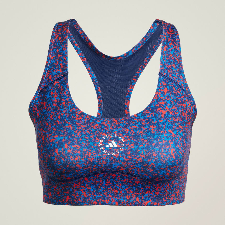 adidas adidas by Stella McCartney TruePurpose Power Impact Printed Training Bra Medium Support - Image 4