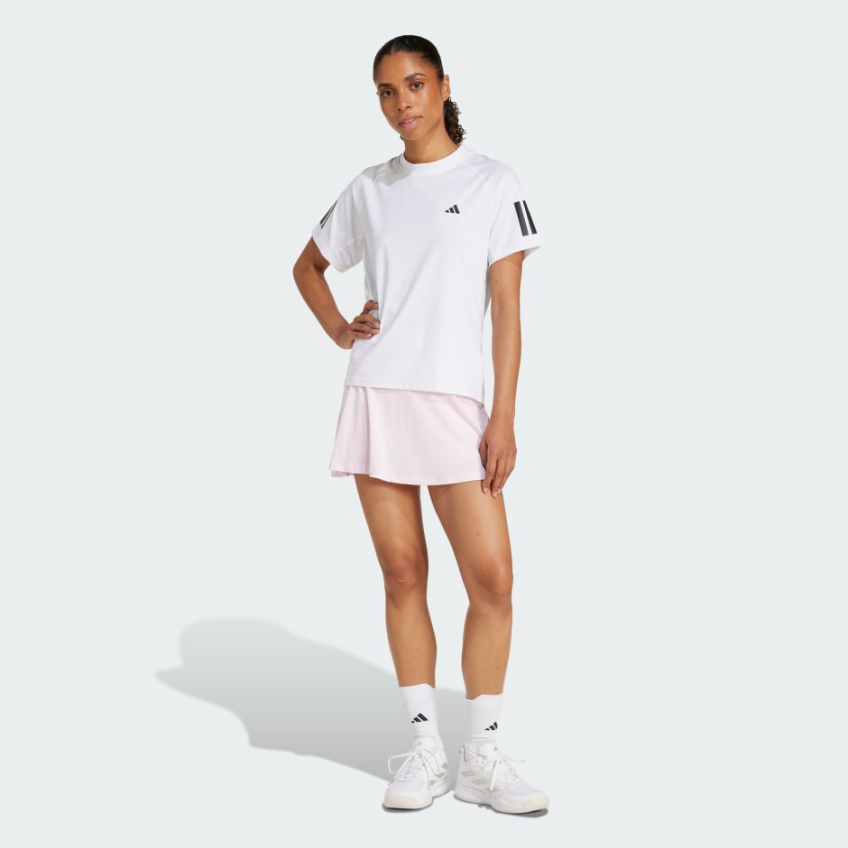 adidas Club 3-Stripes Tennis Climacool Tee - Image 5