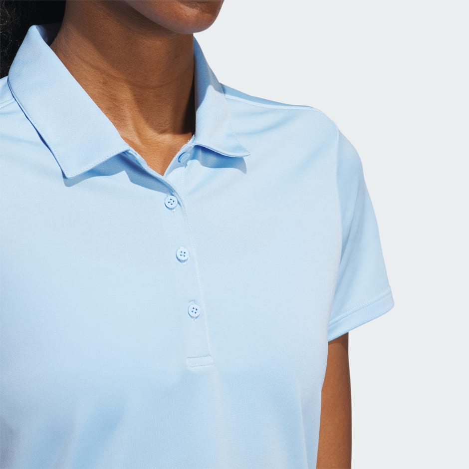 adidas Women's Solid Performance Short Sleeve Polo Shirt - Image 5
