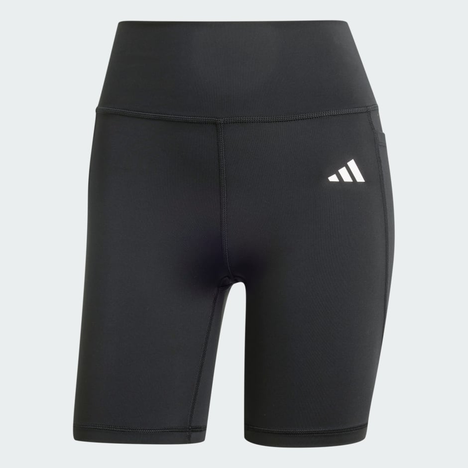adidas Optime Essentials Stash Pocket 7-Inch Short Leggings - Image 4